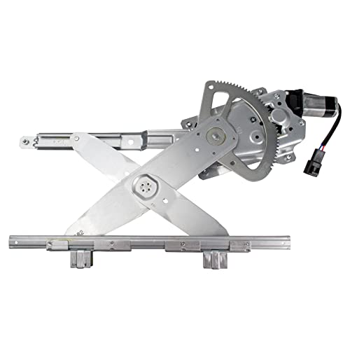 Image of TRQ Front Left Power Window Regulator & Motor Assembly Drivers Side Compatible with 1997-2002 Saturn SL SL1 SL2 2000-2001 SW2