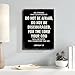 Be Strong and Courageous Joshua 1:9 Bible Verse Canvas Wall Art - Christian Scripture Inspirational Wall Decor for Prayer Room, Faith-Based Home Decor, Religious Gift for Women,christians,pastor,Motivational Spiritual wall decor for Living Room,bedroom decorations. A-387