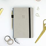Libreta Bullet Journal Bullet Journal - BUJO Colors Mocca - Takenote A5 Cuaderno de Tapa Dura Polipiel - Papel Grueso Premium (Mocca)