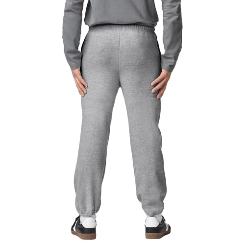 Image of Gildan Men's Fleece Elastic Bottom Pocketed Pant