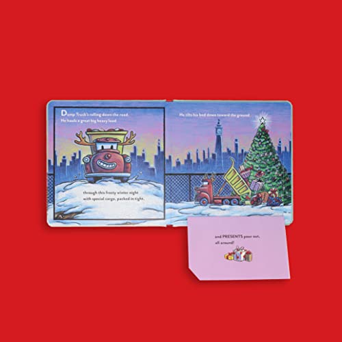 Construction Site Merry and Bright: A Christmas Lift-the-Flap Book (Goodnight, Goodnight, Construc) - Image 8