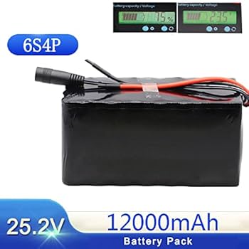 【大容量！】充電式リチウムイオンバッテリー24V 25,000mAh 電動自転車 Amazon.co.jp: 互換 Panasonic 電動アシスト自転車 25.2V 大容量