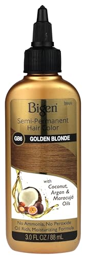 Bigen Color Semi Permanente para Cabello #GB6 Rubio Dorado 3 oz Pack 5