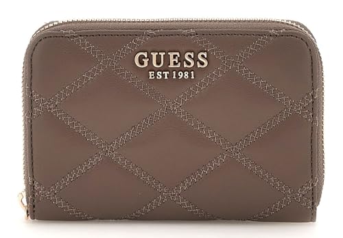 Porte-monnaie GUESS Tamsin SLG Medium finitions haut de gamme et design chic taupe foncé