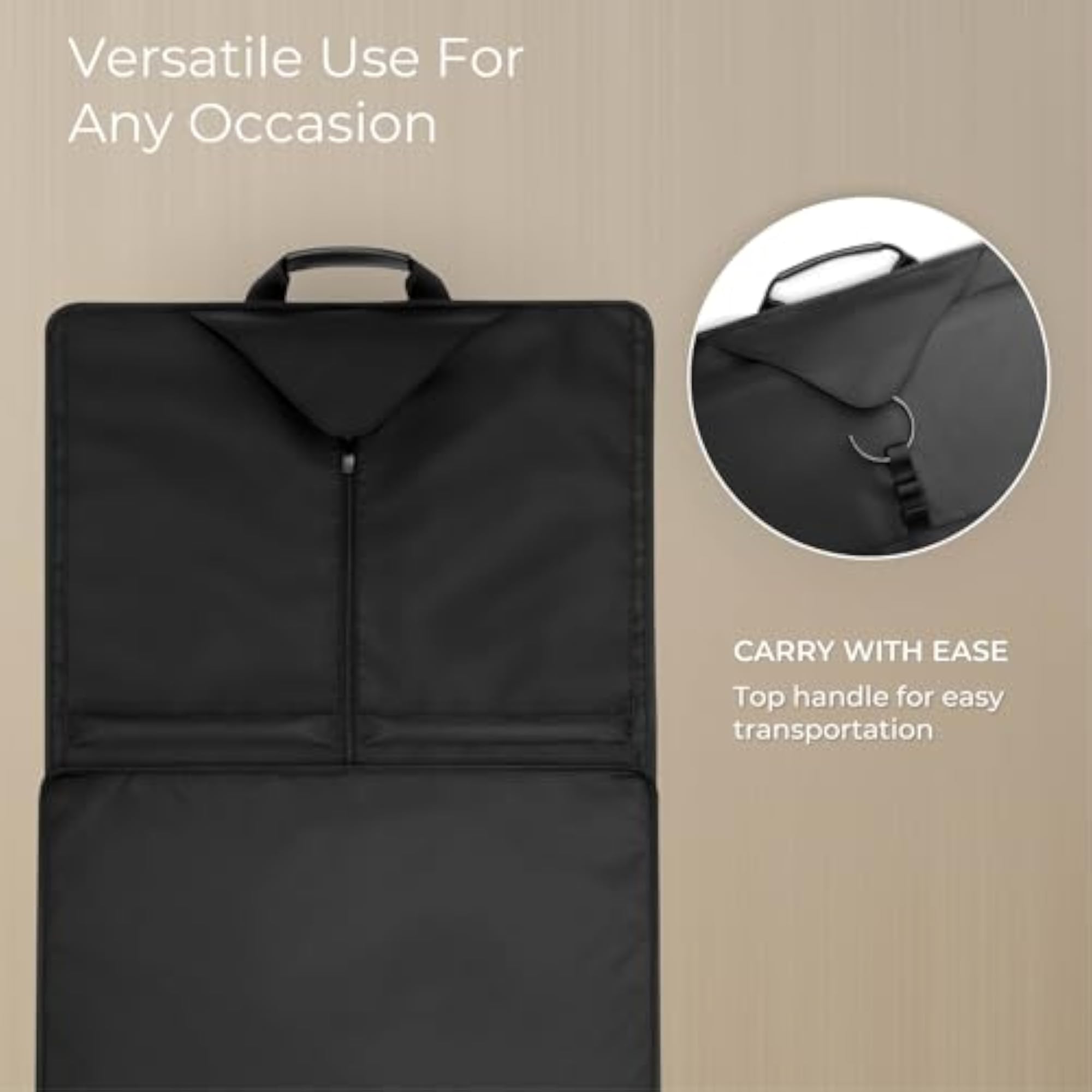 Baseline Black Garment Bag, Check In Sleeve
