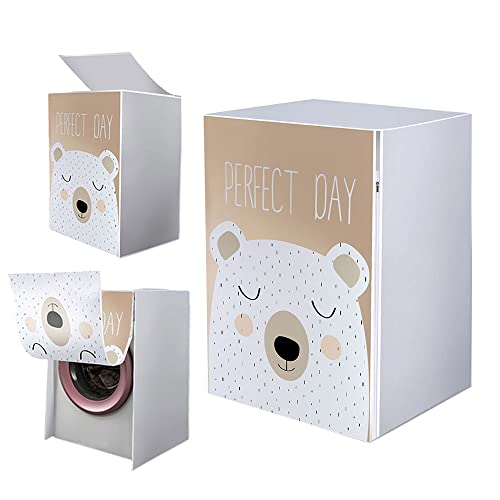 ANUAN Abdeckung für Frontlader, Sonnenschutz, staubdicht, wasserdicht, Staubschutz, Waschmaschinen-Abdeckung, Modell Cover