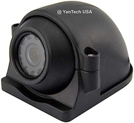 CCD Color Rear View Side Roof Ceiling Mount Cameras with HIGH Resolution 700TVL, Wide Angel 120 Degree View, 12 IR Lens for Night Vision, 4-pin Connector. - by YanTech USA