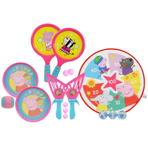 Peppa Pig Bumper Box 4 en 1 con Juegos de jardín