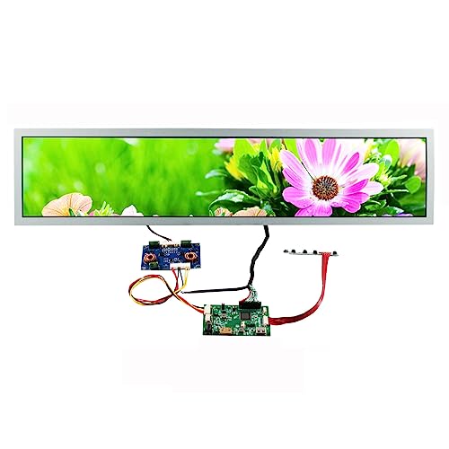 FanyiTek 28 inch 1920x360 60HZ DV280FBM-NB2 51pin IPS Long Strip Wide Bar LCD Display and USB LVDs Controller Board,Support Image 180 Degree Rotation