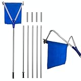 Roof Snow Removal Rake Shovel Tool - 21.65 ft Extendable Aluminum Telescopic Pole with...