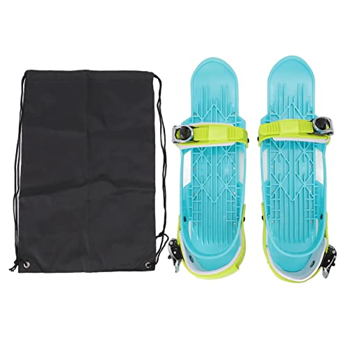 Skis for Winter Shoes, Mini Ski Skates for Snow, Mini Short Ski Skates for Snow, Short Snowskates Snowblades Skiboards, Portable Ice Skates for Snow Winter Sports