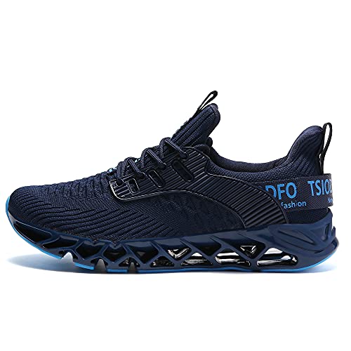 Skdoiul Women Tennis Shoes Size 8 Navy Blue Rode Running Mesh Breathable Walking Sneakers Gym Sport Athletic Jogging Shoes #TOP2