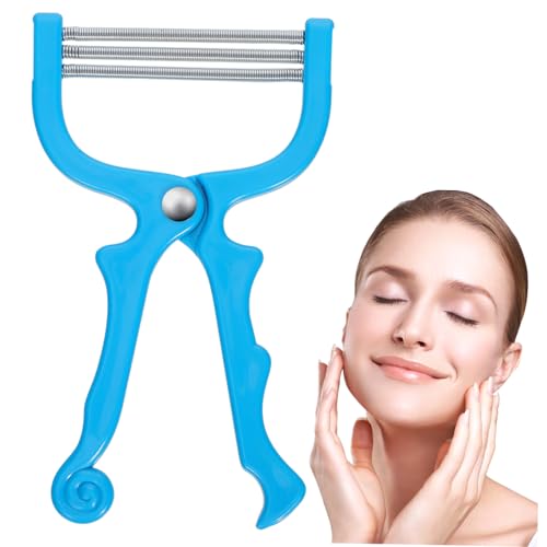 IWOWHERO Épilateur Facial à Ressort Manuel Pour Femme – Élimine Poils Visage En Douceur, Maquillage, Léger Et Pratique à Emporter