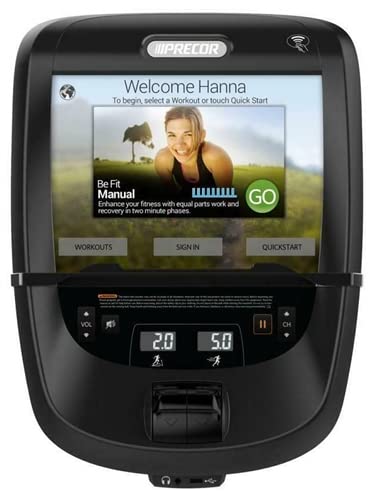 Precor EFX 885 Elliptical w/Converging Crossramp + p82 Console (Remanufactured)