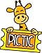 PicTic 250 Raffle Tickets for Children. Uses Pictures Instead of Numbers so Kids can Know if They Won Easily| Great for Schools, Camps, Events, Carnivals, & Prizes Drawings.