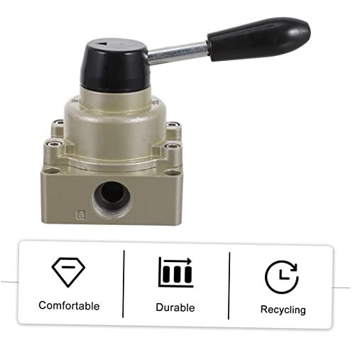 CANIGHT Válvula Pneumática Manual Válvulas De Alavanca Alavanca Manual Pneumática De Ar 4 Posições V