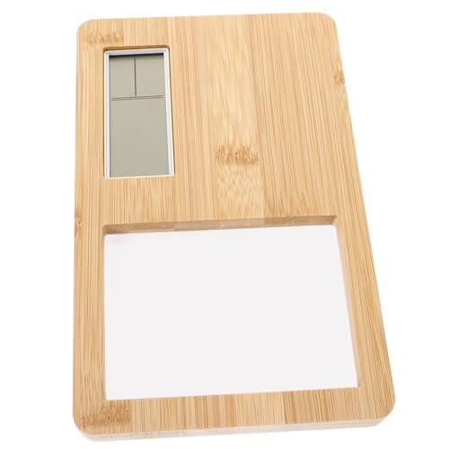 GLEAVI Orologio Elettronico Con Cornice Per Foto Semplice Elettrico Piccolo Per Scrivania Soggiorno Sveglia Orologio Con Cornice Per Foto Da Tavolo In Legno