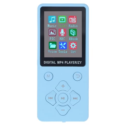 Reproductor de Música, Reproductor Mp3 y Mp4 con Bluetooth 5.0 y Reproductores de Audio Digital con Pantalla a Color de 1,8, Reproductor de Música con Sonido HiFi, Diseño Mini