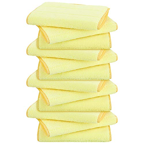 12x tampons anti-graisse de qualité supérieure - En microfibre - Sans produits chimiques - Chiffon éponge avec haute puissance d'absorption Cover