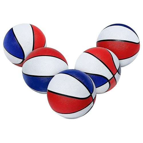 Botabee Indoor Basketball - Mini Basketball Set of 5 - Durable, Anti-Slip Grip 7