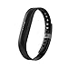 LEEFOX Compatible with Flex 2 band, Adjustable Replacement for Flex 2 Accessory Silicon Wristband w/Fastener Clasp Fitness Strap for Original Flex 2, Black, Large (Psalm 23-3)
