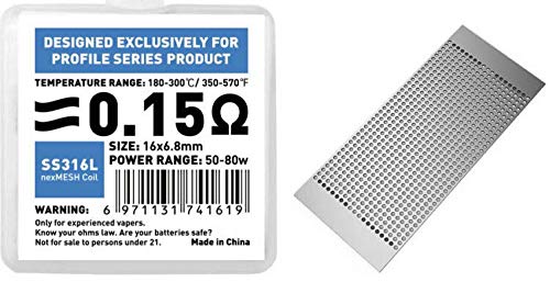 (10-Pack New 0.15 ohms) Genuine OFRF® nexMESH Coils/WOTOFO Profile RDA