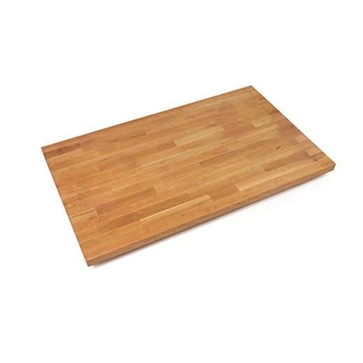 John Boos CHYKCT-BL3625-O Blended Cherry Counter Top with Oil Finish, 1.5" Thickness, 36" x 25"