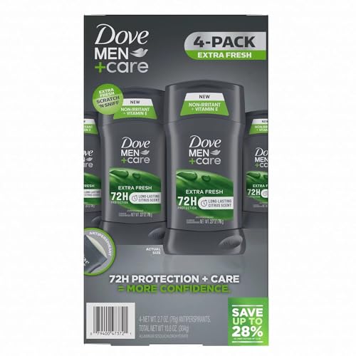 Desodorante Antitranspirante Dove Men+Care Extra Fresh Pack 4 miniatura 1