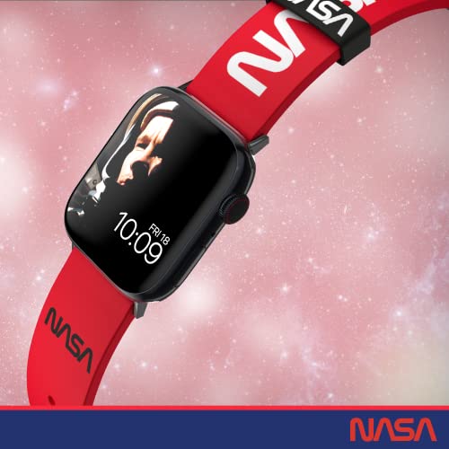 Nasa Ñ Red Ìwormî Logo Smartwatch Band Ñ Officially Licensed, Compatible With Every Size & Series Of Apple Watch (Watch Not Included) #TOP2