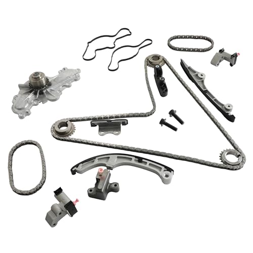Timing Chain Kit w/Water Pump For Ford Flex Fusion Edge 2007-2011 For Lincoln MKS MKT MKX MKZ 2007-2010 For Mazda 6 CX-9 2007-2011 3.5L 3.7L (Turbocharged) AT4Z-6268-C AW6023