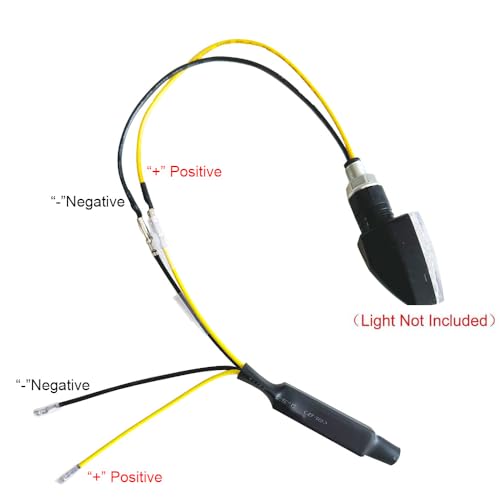 Image of Gebildet 4PCS Motorcycle Resistor 12V Motorbike Turn Signal Indicator Resistor 10W10Ω Adaptor Flash Fix Error LED for Motorcycle Motorbike(Y-067)