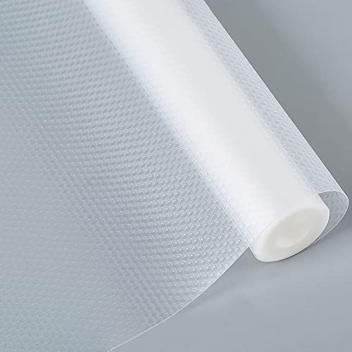 JINYOMFLY Schubladenmatte - 30 x 300CM Antirutschmatte Schubladen Küche,Schubladeneinlage Transparent,Zuschneidbare/Wasserfest,Kühlschrankmatten Für Schubladen Regale Schrank Kühlschrank Cover