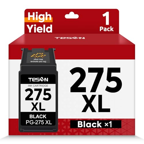 275XL PG-275XL Black Ink Cartridges Remanufactured Replacement for Canon 275 275XL PG-275 PG275 XL Black High Yield for PIXMA TR4720 TS3522 TS3500 TR4700 TR4722 TS3720 Printer Ink Cartridge (1 Pack)