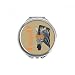 Sunglasses Pinto Cool Brown Animal Hand Compact Mirror Round Portable Pocket Glass