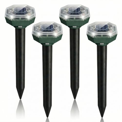50% Off ZNZTO Solar Mole Repellent – 4 Pack Ultrasonic - Image 2