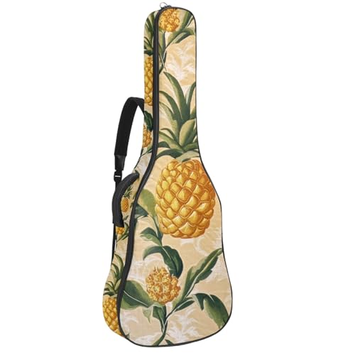 Housse guitare basse et acoustique 109 cm imperméable avec double poche de rangement