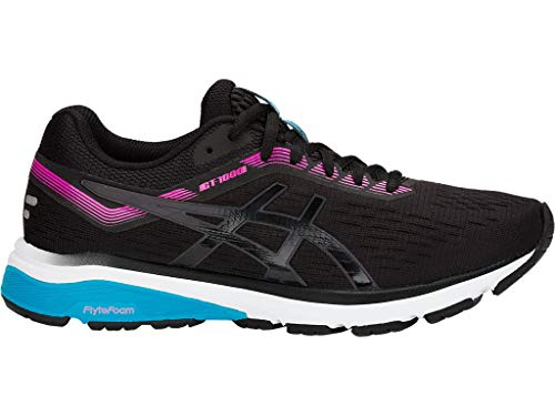 ASICS GT-1000 7 Women's Running Shoe Black/Pink Glow 6.5