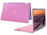 mCover Hard Case ONLY Compatible for 2024~2025 14' HP Chromebook x360 14B-CD0000 Series Laptop Computers (NOT Fitting Any Other HP Chromebook & Windows Notebook PC)- Pink