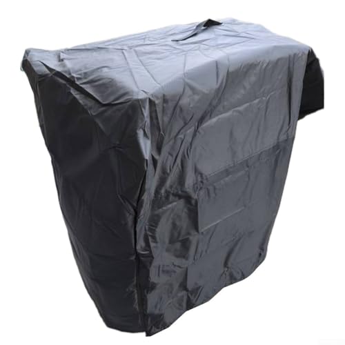Besttoolifes Funda de tela Oxford impermeable para bomba de piscina transparente, filtro de arena, funda de bomba de filtro de piscina, tela Oxford 420D, 84x61x86cm, color negro con apertura