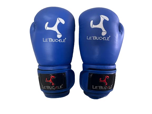 Le Buckle Unisex Boxing Gloves for Men & Women PU Leather Boxing MMA Contest Gloves Blue (10 oz) (B0BHVZGLFN) Amazon Price History, Amazon Price Tracker