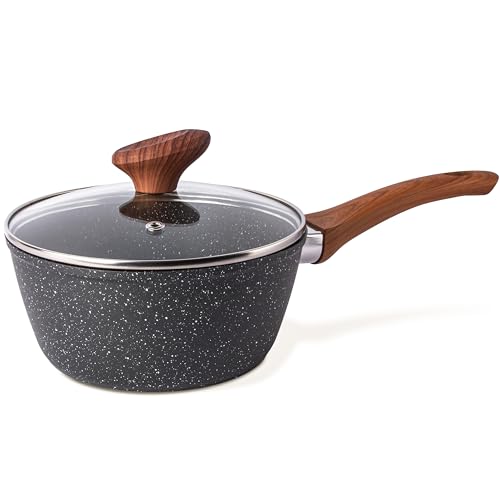 Nuovva Non Stick 16cm Saucepan with Lid