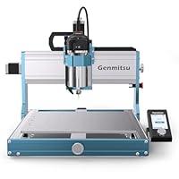 Genmitsu 3030-PROVer Ultra CNC-Fräsmaschine für Metall, CNC-Graviermaschine für alle Metalle mit leistungsstarker 710-W-Spindel, ±0,03 mm hoher Präzision für die Gravur von Aluminium und Acryl