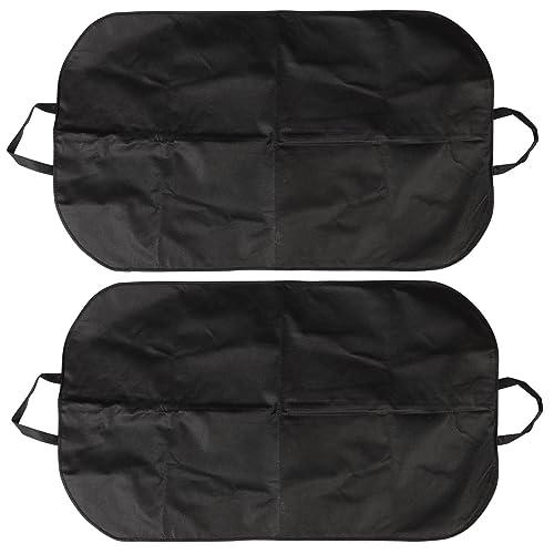 Alipis 2pcs Portable Travel Business Folding Suit Cover Garment Bag Easy Clean Mesh Laundry Bags for Home and Travel