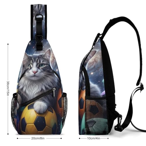 Mochila crossbody compacta para viaje y senderismo miniatura 2