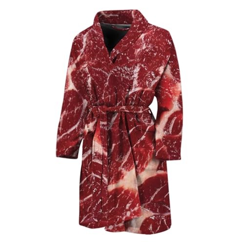 Retro Vintage Bohemian Floral Print Bathrobe For Men And Women