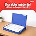 Staples Hanging File Folders, Letter Size, Blue, 5‑Tab, 1/5‑Cut Tabs, Includes Tabs & Inserts – 25/Pack