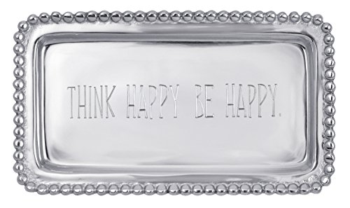 Mariposa "THINK HAPPY. BE HAPPY" Tray