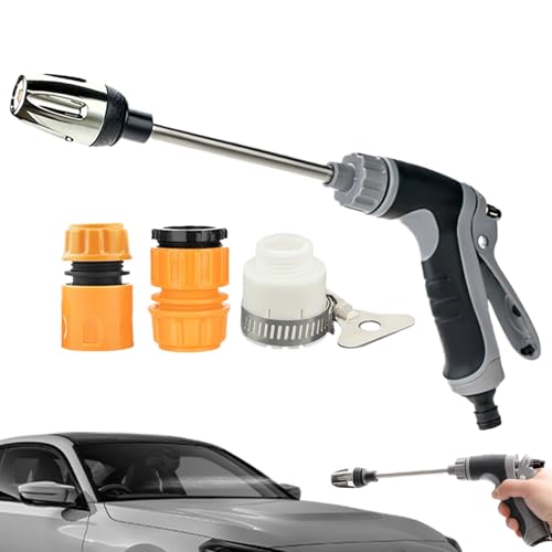 Hobngmuc Ad Alta Pressione Per Tubo Da Giardino - Ugello Per Tubo Alta Pressione Con Pompa A Spruzzo | Valvola Polverizzatore Leggera Con Pulizia Precisa Per Prato Auto Lavaggio Impianto Idrico