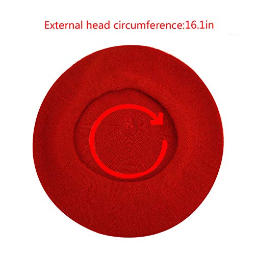 Goclothod French Wool Beret Hat Artist Painter Cute Dome Beret Hat Girls Winter Warm Beanie Cap2