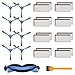 26 PCS Zubehör für Eufy RoboVac 11S, 12 15 30 30C 35C DEEBOT N79S N79 Zubehör Roboterstaubsaugerfilter/Seitenbürsten/Rollbürste Staubsauger Kehrmaschine Saugroboter Ersatzteil Set